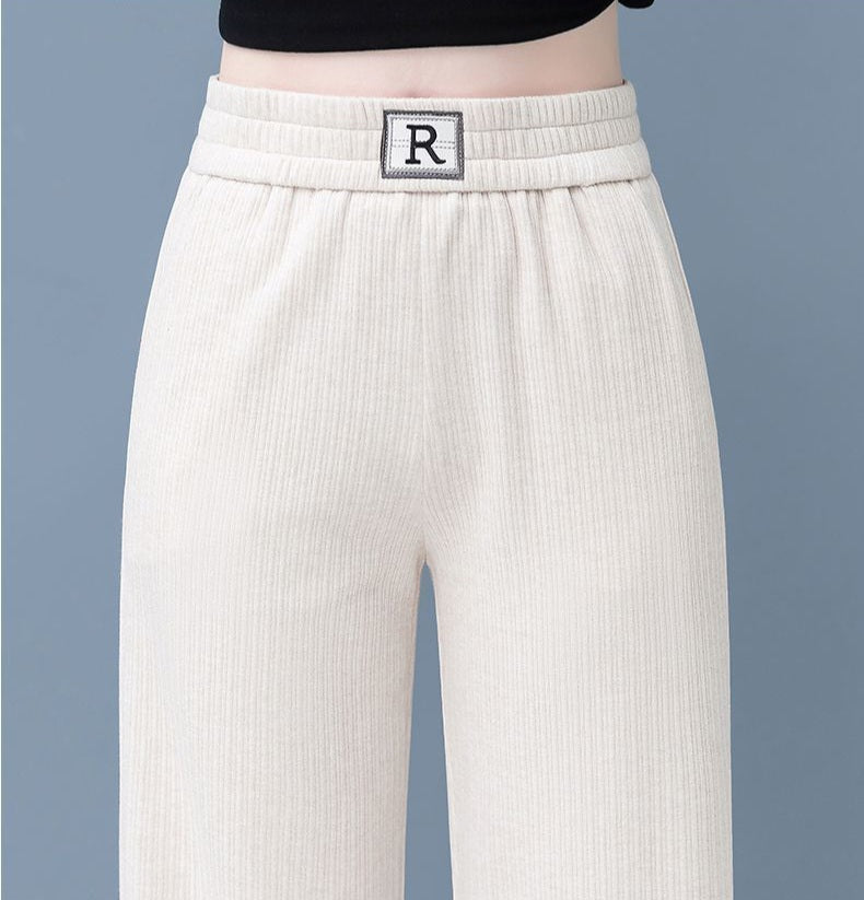 Korean Ribbed Winter Pants