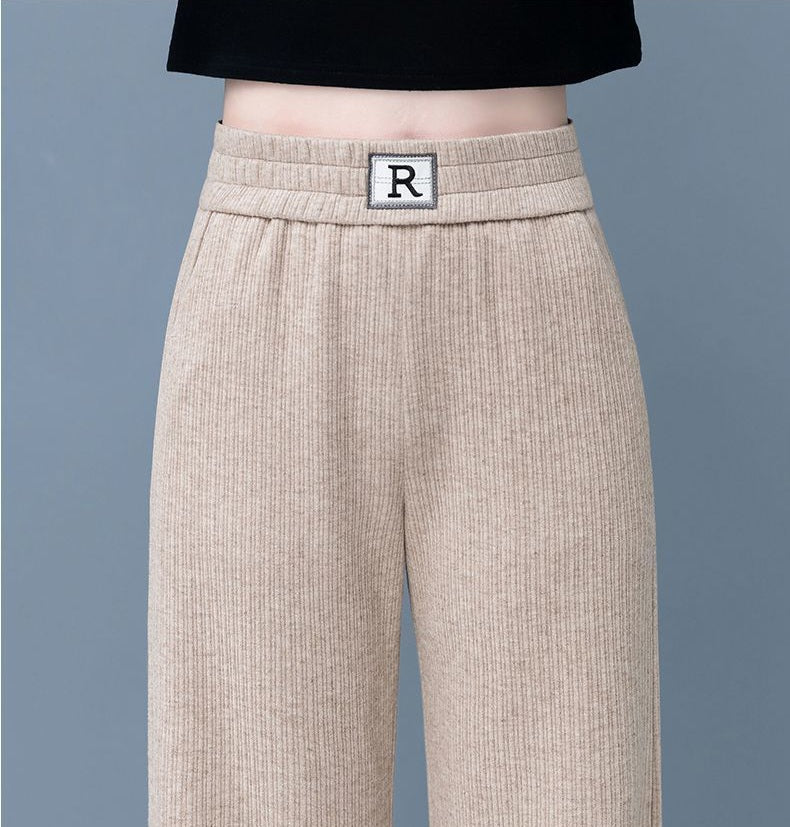 Korean Ribbed Winter Pants