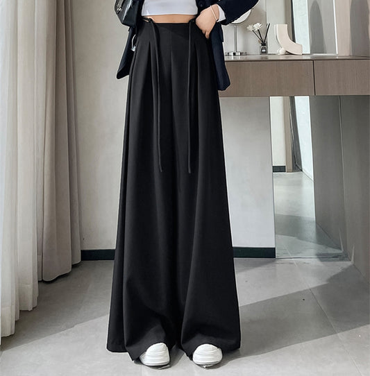 Seoul Flow Pleated Wide-Leg Trousers