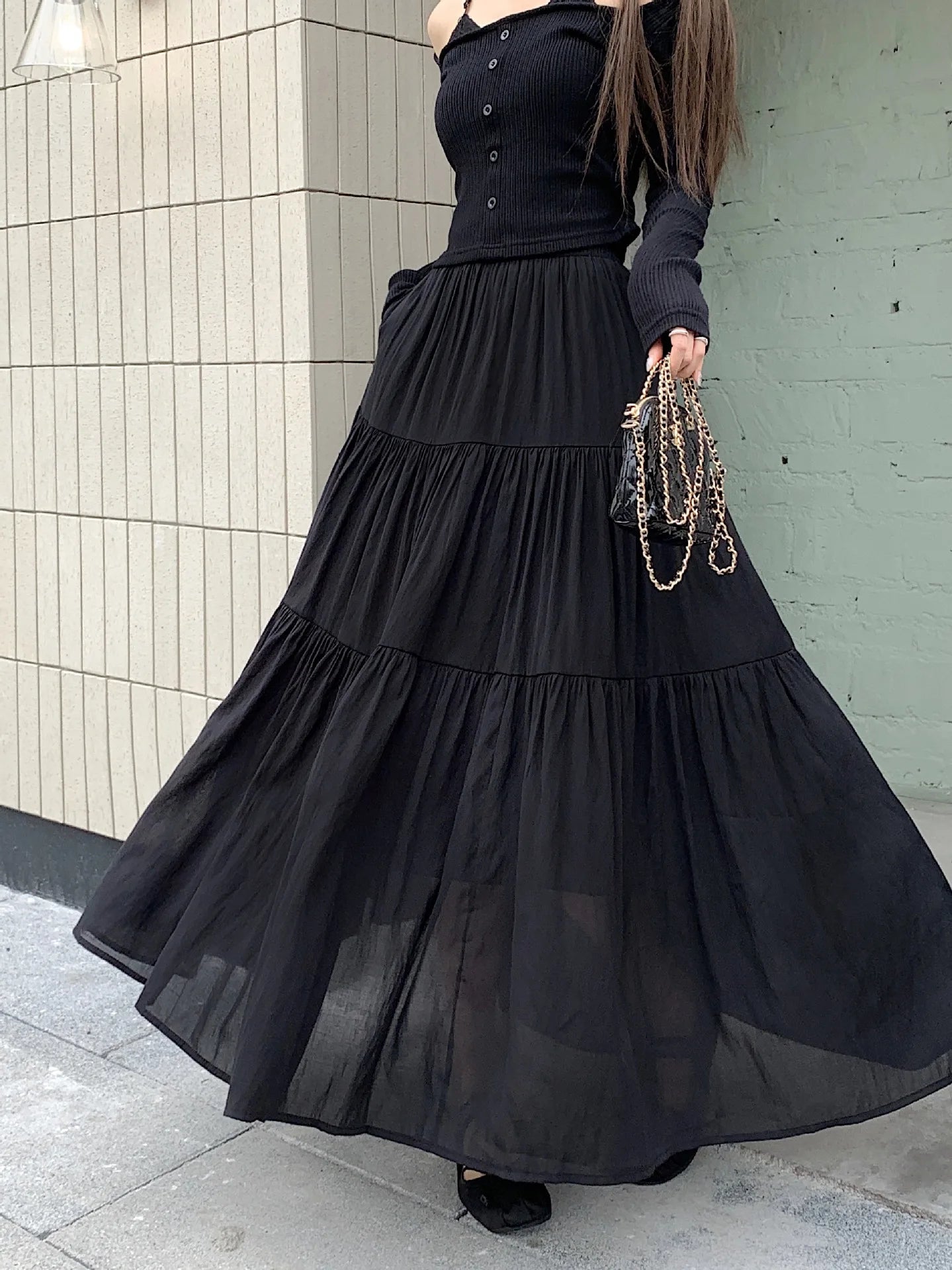 Korean Layered Skirt