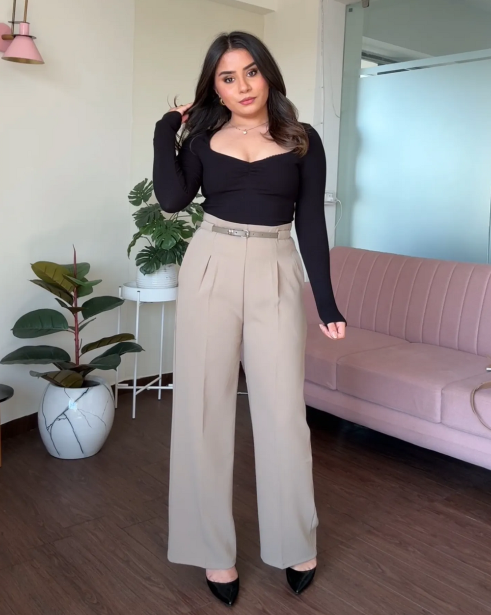 Korean Belted Trousers