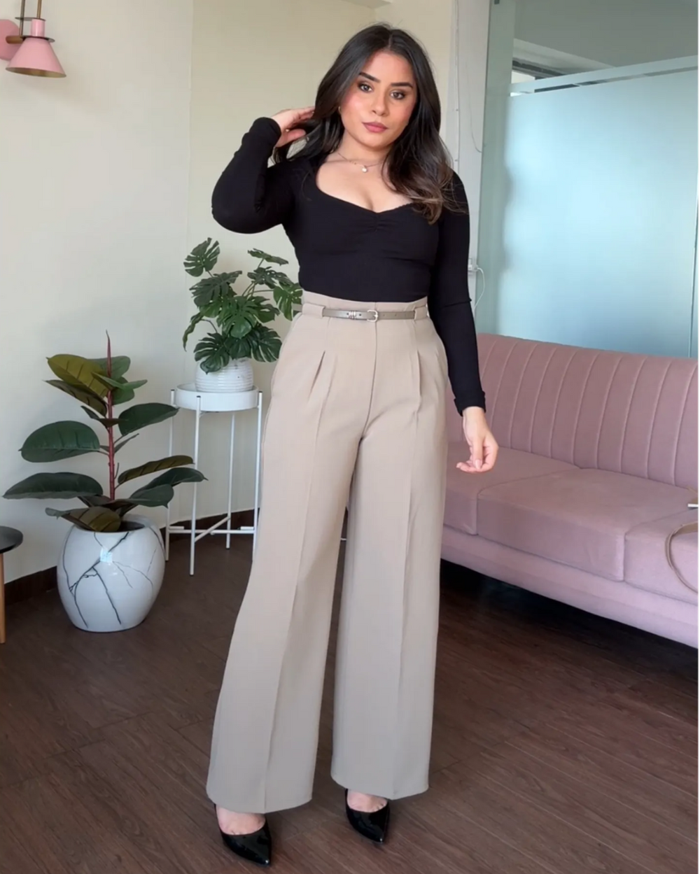 Korean Belted Trousers