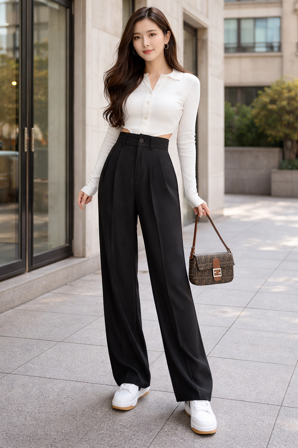 Korean Pleated Trouser.
